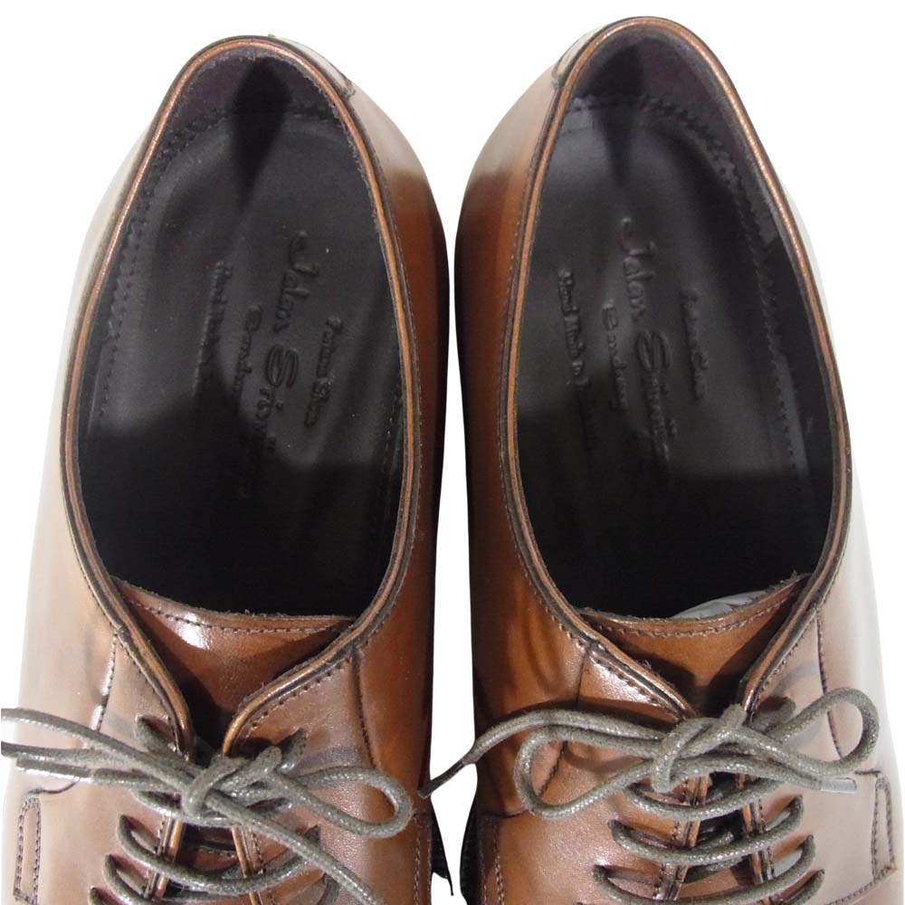 JALAN SRIWIJAYA ジャランスリウァヤ 98651 プレーントゥ ビジネス シューズ CuoioCalf 7.5【新古品】【未使用】【中古】