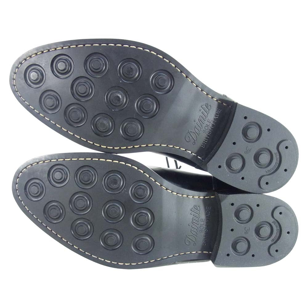 JALAN SRIWIJAYA ジャランスリウァヤ 98490 Uチップ ビジネス シューズ ブラック系 6【新古品】【未使用】【中古】