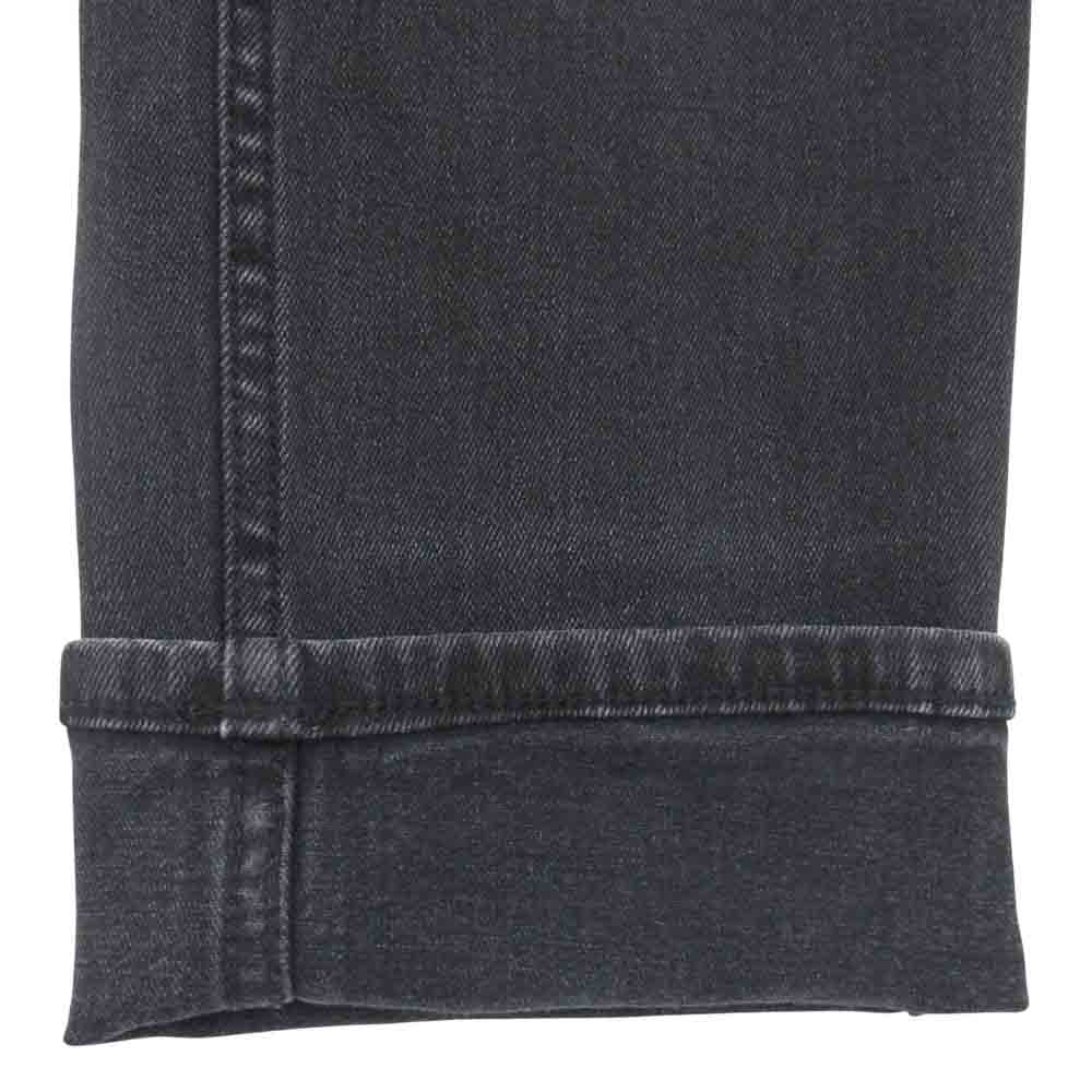 スビ ストレッチ パンツ デニムパンツ コットン クロス 刺繍 ストレッチパンツ ブラック系 30【中古】