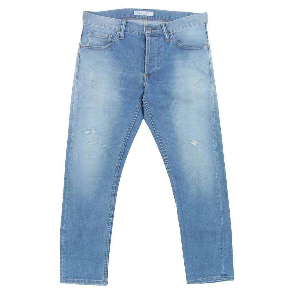 Ron Herman ロンハーマン 522060274 リペア加工 ボタンフライ デニムパンツ デニム ブルー系 S【中古】