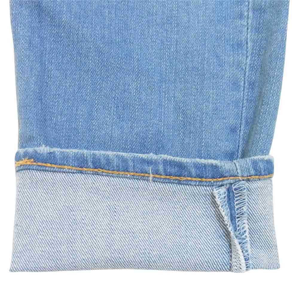 Ron Herman ロンハーマン 522060274 リペア加工 ボタンフライ デニムパンツ デニム ブルー系 S【中古】