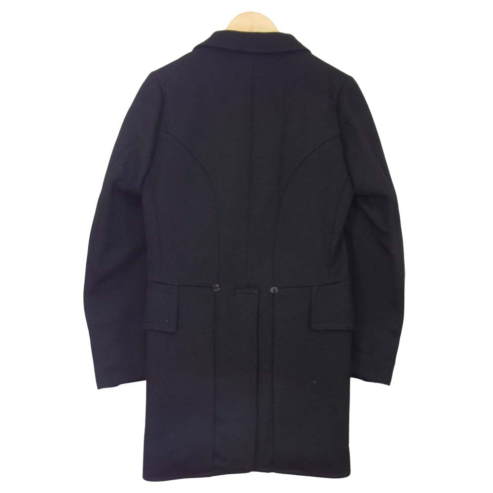 VISVIM ビズビム 15AW 0115205013001 ASCOT MORNING COAT GORE WINDSTOPPER 綾織 モーニング コート ブラック系 1【新古品】【未使用】【中古】