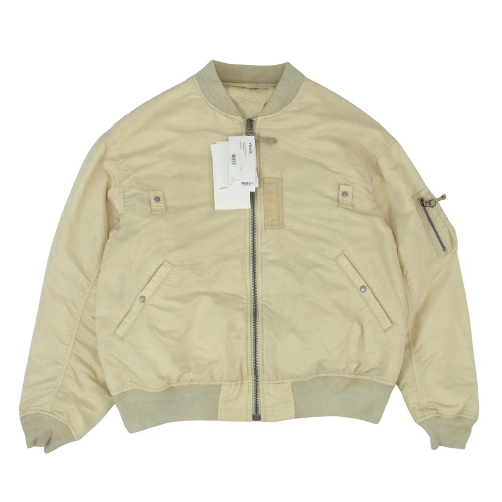 VISVIM ビズビム 21SS 0121105013019 THORSONⅡ 高密度 アーミーツイル フライト ジャケット アイボリー オフホワイト系 4【新古品】【未使用】【中古】
