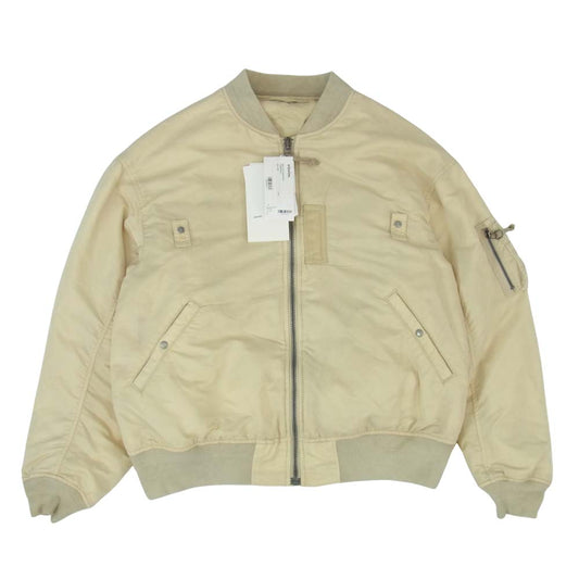 VISVIM ビズビム 21SS 0121105013019 THORSONⅡ 高密度 アーミーツイル フライト ジャケット アイボリー オフホワイト系 4【新古品】【未使用】【中古】