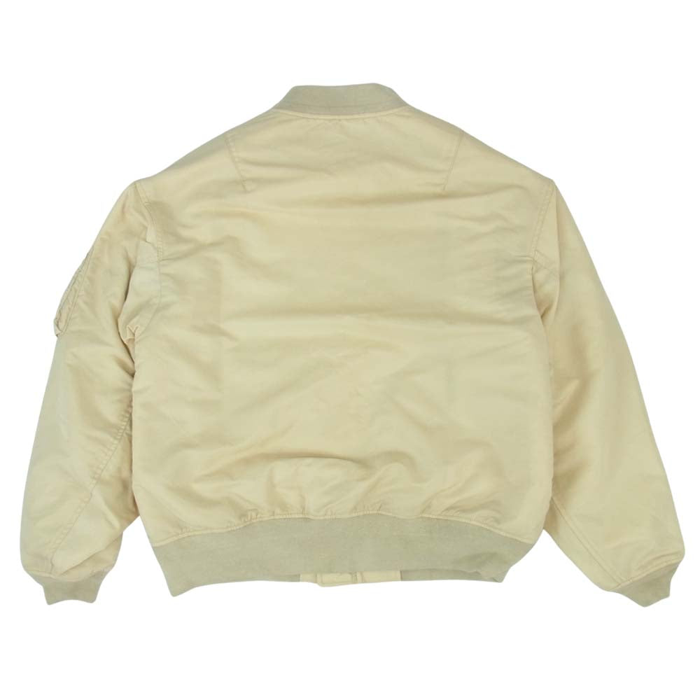 VISVIM ビズビム 21SS 0121105013019 THORSONⅡ 高密度 アーミーツイル フライト ジャケット アイボリー オフホワイト系 4【新古品】【未使用】【中古】