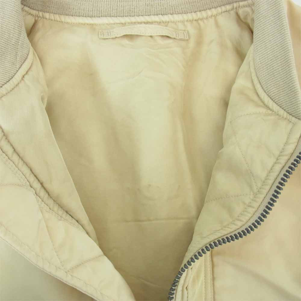 VISVIM ビズビム 21SS 0121105013019 THORSONⅡ 高密度 アーミーツイル フライト ジャケット アイボリー オフホワイト系 4【新古品】【未使用】【中古】