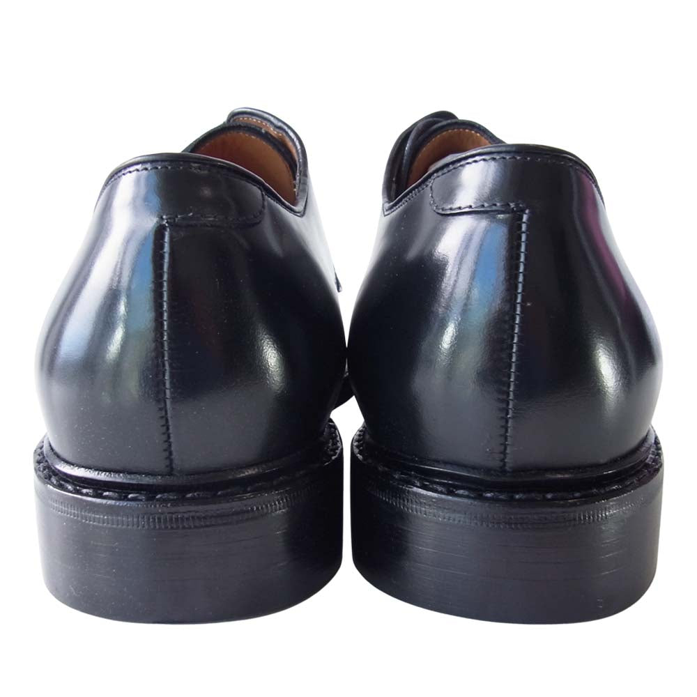 JALAN SRIWIJAYA ジャランスリウァヤ 98348 プレーントゥ ビジネス シューズ ブラック系 8.5【新古品】【未使用】【中古】