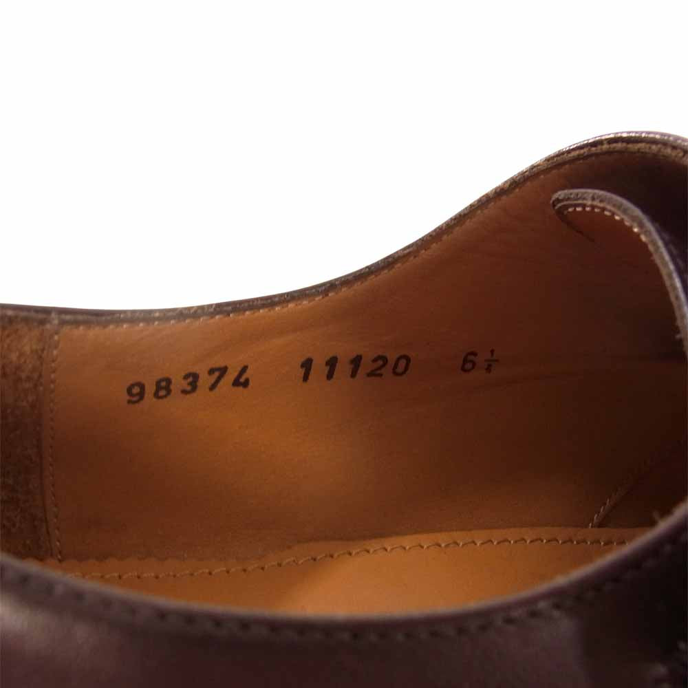 JALAN SRIWIJAYA ジャランスリウァヤ 98374 ダブルモンク ビジネス シューズ ダークブラウン系 6 1/2【新古品】【未使用】【中古】