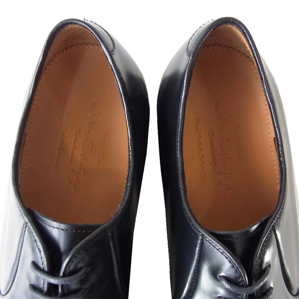 JALAN SRIWIJAYA ジャランスリウァヤ 98348 プレーントゥ ビジネス シューズ ブラック系 8【新古品】【未使用】【中古】