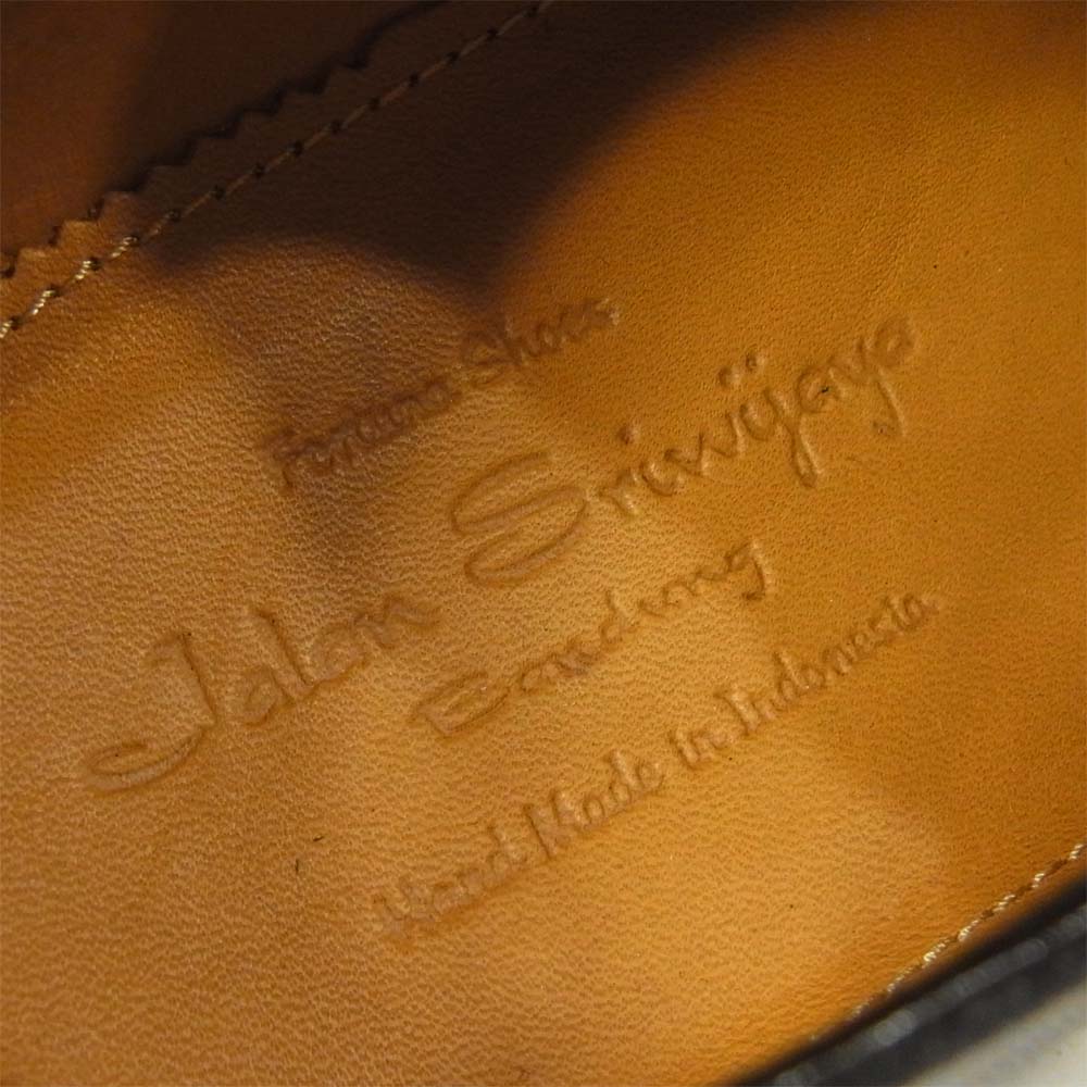 JALAN SRIWIJAYA ジャランスリウァヤ 98317 ストレートチップ ビジネス シューズ ブラック系 5【新古品】【未使用】【中古】