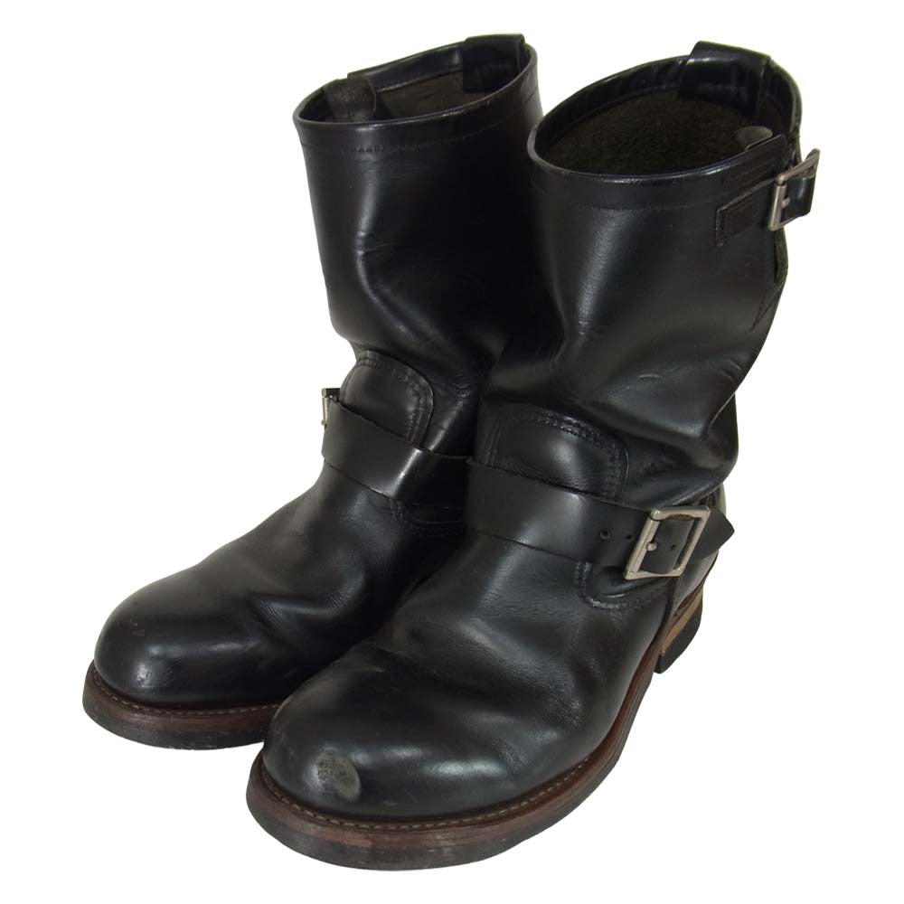 RED WING レッドウィング 2268 Engineer Boots スチール トゥ エンジニア ブーツ ブラック系 9D【中古】