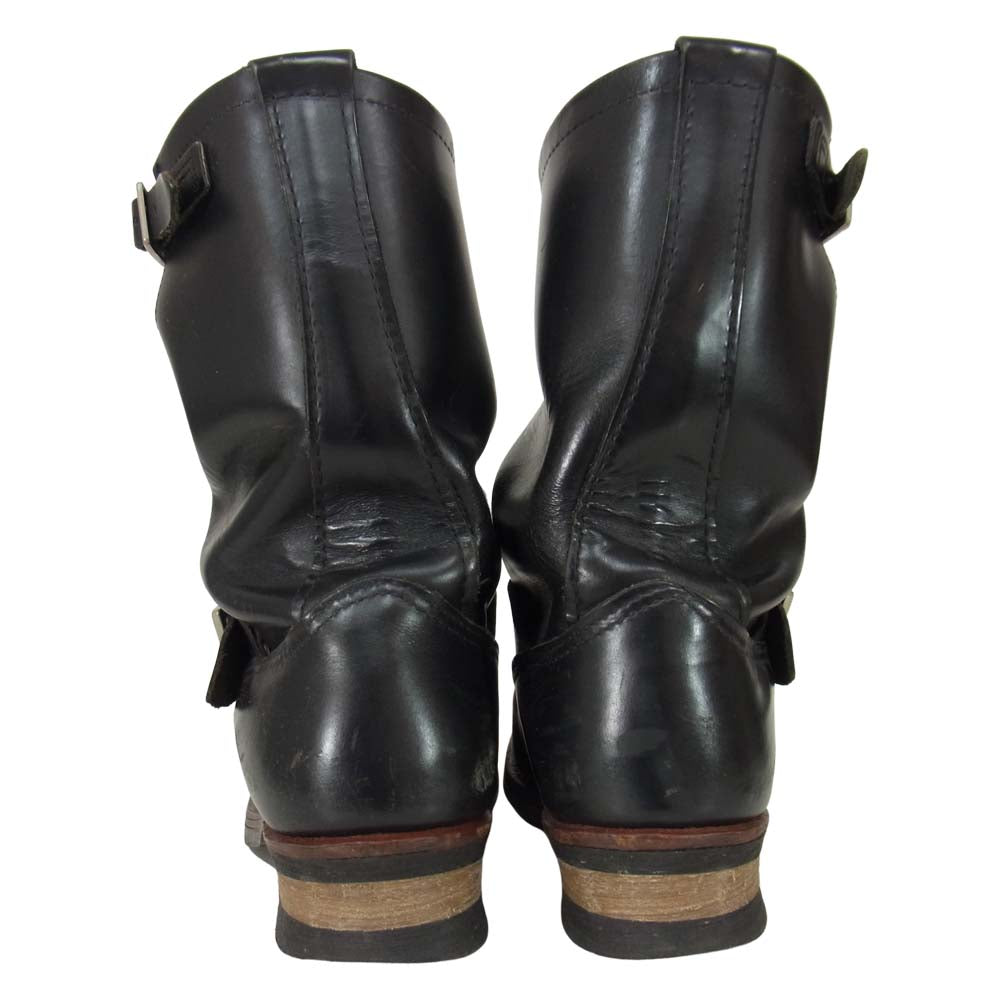 RED WING レッドウィング 2268 Engineer Boots スチール トゥ エンジニア ブーツ ブラック系 9D【中古】