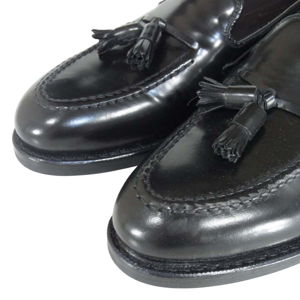 JALAN SRIWIJAYA ジャランスリウァヤ 98811 タッセルローファー シューズ ブラック系 6【新古品】【未使用】【中古】