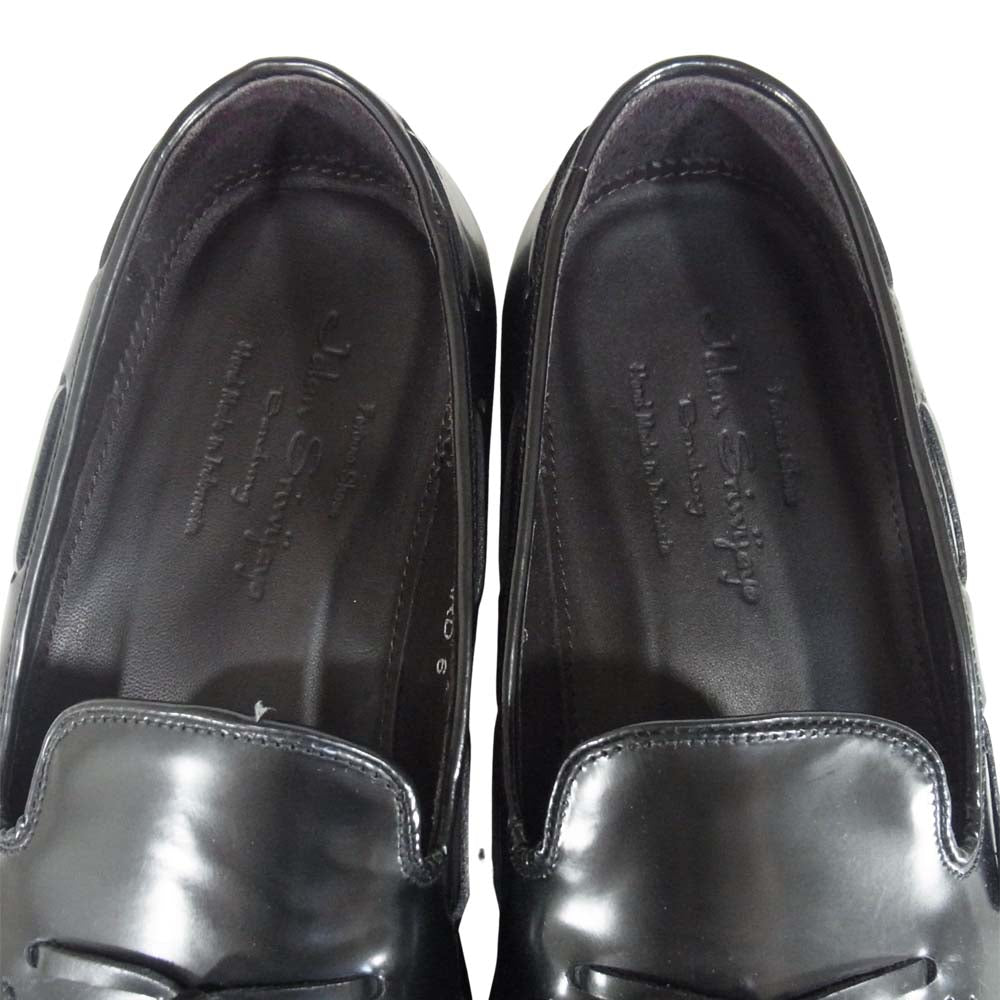 JALAN SRIWIJAYA ジャランスリウァヤ 98811 タッセルローファー シューズ ブラック系 6【新古品】【未使用】【中古】