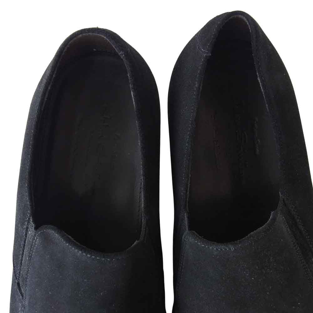 JALAN SRIWIJAYA ジャランスリウァヤ 98920 サイドエラスティック スリッポン シューズ ブラック系 9【新古品】【未使用】【中古】