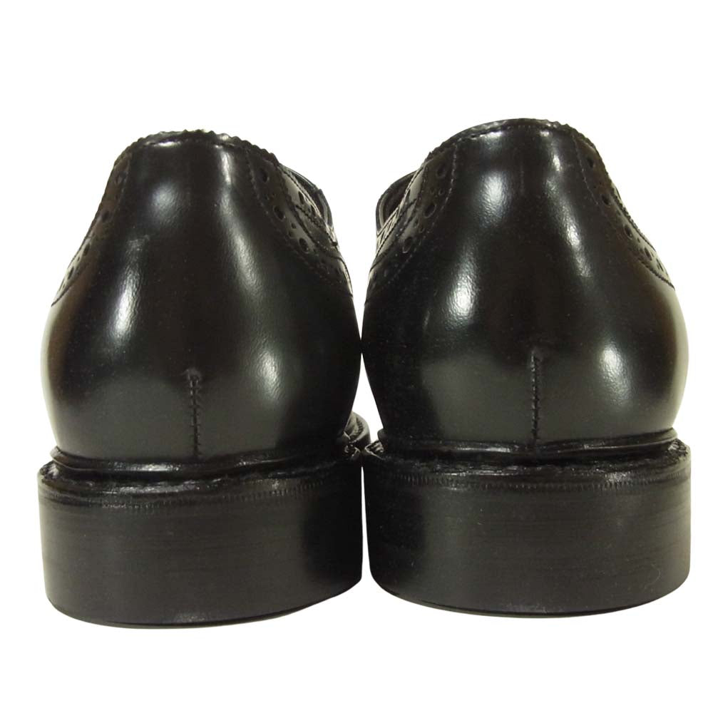 JALAN SRIWIJAYA ジャランスリウァヤ 98846 ウィングチップ ビジネスシューズ ブラック系 8【新古品】【未使用】【中古】