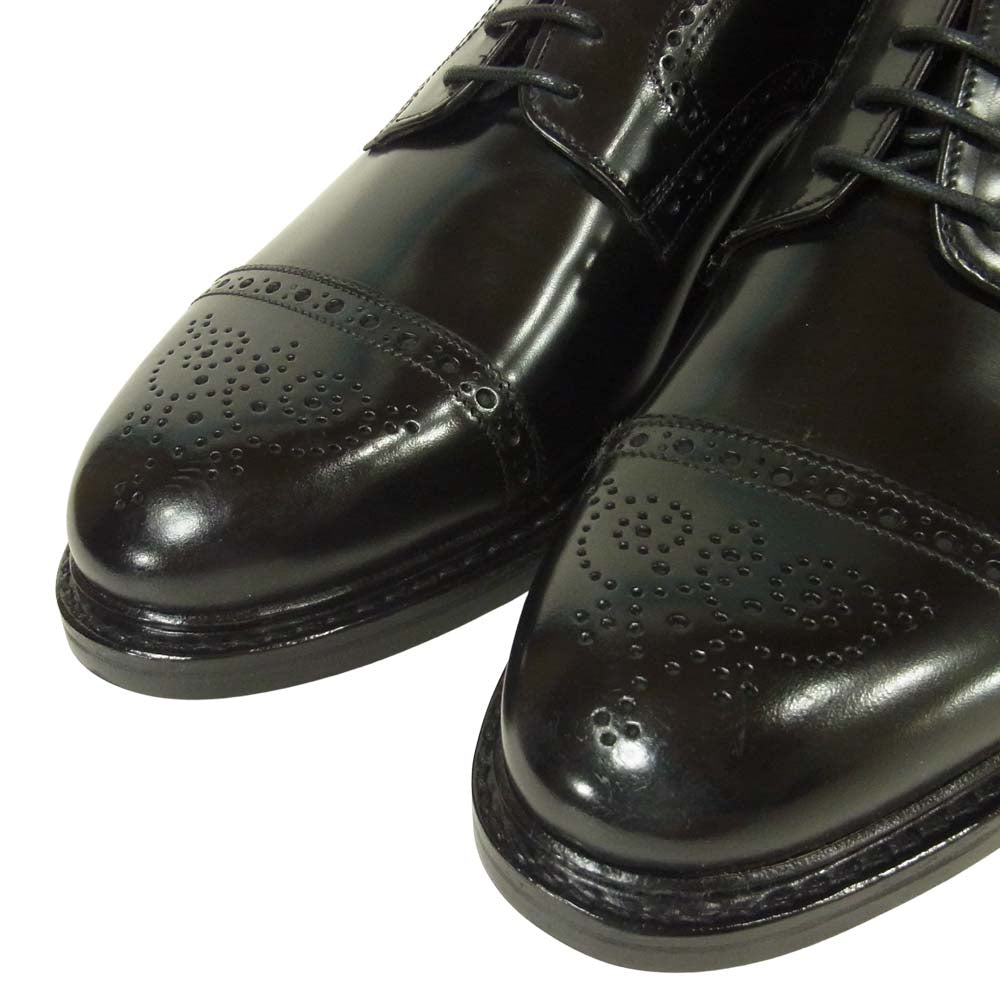 JALAN SRIWIJAYA ジャランスリウァヤ 98846 ウィングチップ ビジネスシューズ ブラック系 8【新古品】【未使用】【中古】