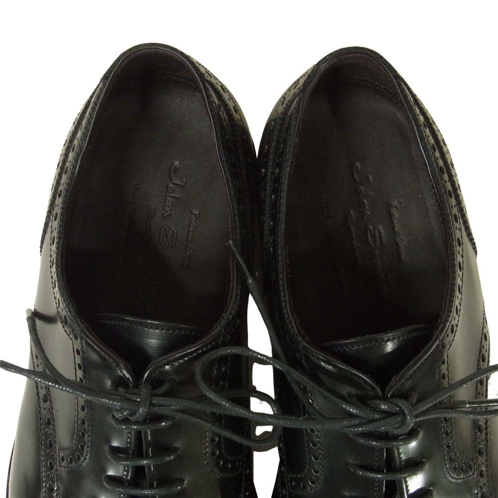 JALAN SRIWIJAYA ジャランスリウァヤ 98846 ウィングチップ ビジネスシューズ ブラック系 8【新古品】【未使用】【中古】
