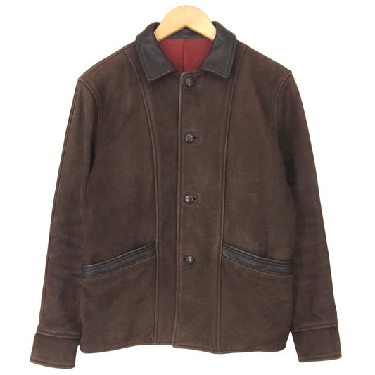 TENDERLOIN テンダーロイン T-SUEDE JKT ヌバック レザー ジャケット ブラウン系 S【中古】