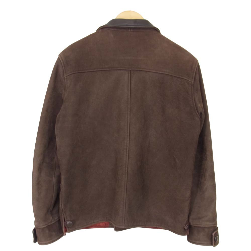 TENDERLOIN テンダーロイン T-SUEDE JKT ヌバック レザー ジャケット ブラウン系 S【中古】