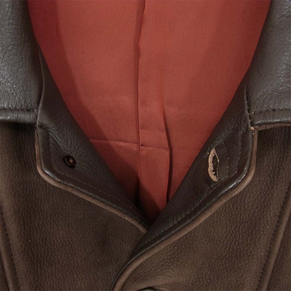 TENDERLOIN テンダーロイン T-SUEDE JKT ヌバック レザー ジャケット ブラウン系 S【中古】