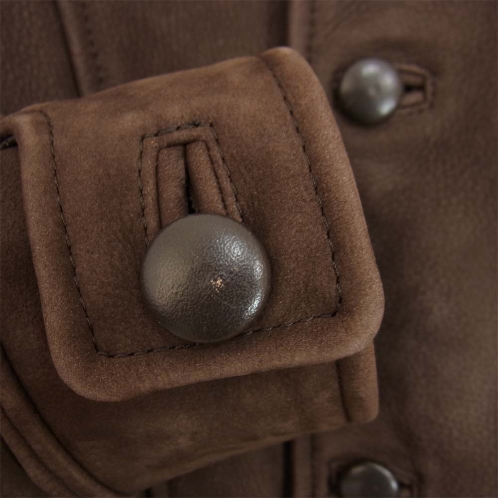 TENDERLOIN テンダーロイン T-SUEDE JKT ヌバック レザー ジャケット ブラウン系 S【中古】