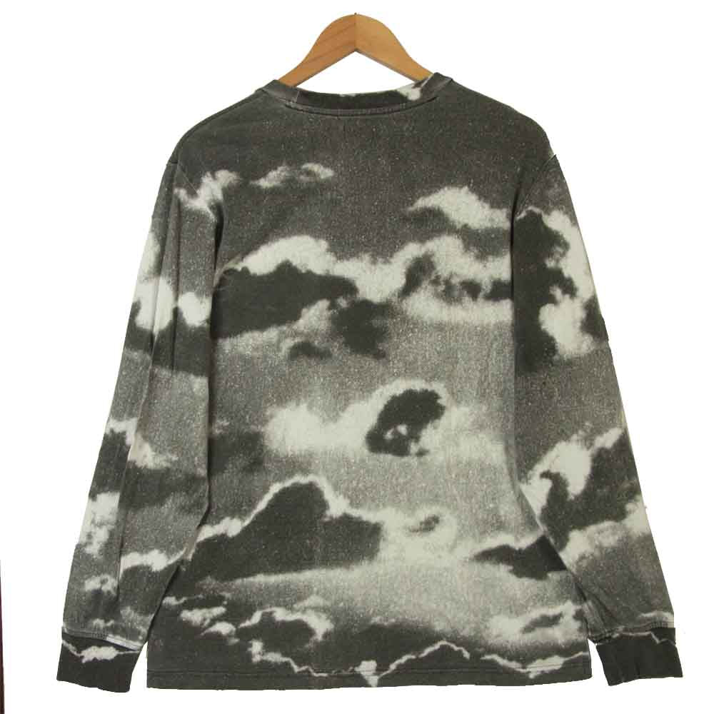 Supreme シュプリーム 19SS Clouds L/S Top クラウド ロングスリーブ LS 長袖 Tシャツ コットン グレー系 S【中古】