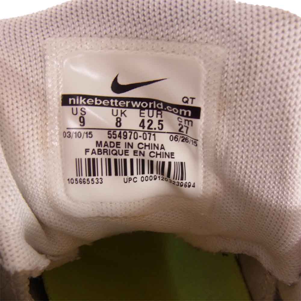 NIKE ナイキ 554970-071 AIR MAX 95 OG エアマックス イエローグラデ ホワイト系×グレー系×イエロー系 27ｃｍ【中古】