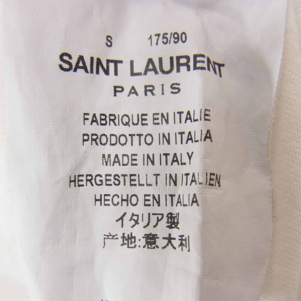 SAINT LAURENT サンローラン 16SS 378983 Y2YC1 ブラッドラスター ヴァンパイア Tシャツ ホワイト系 S【中古】