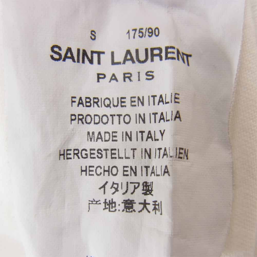 SAINT LAURENT PARIS サンローランパリ 16SS ブラッドラスターヴァンパイアプリント半袖Tシャツ ブラック 378983 Y2YC1