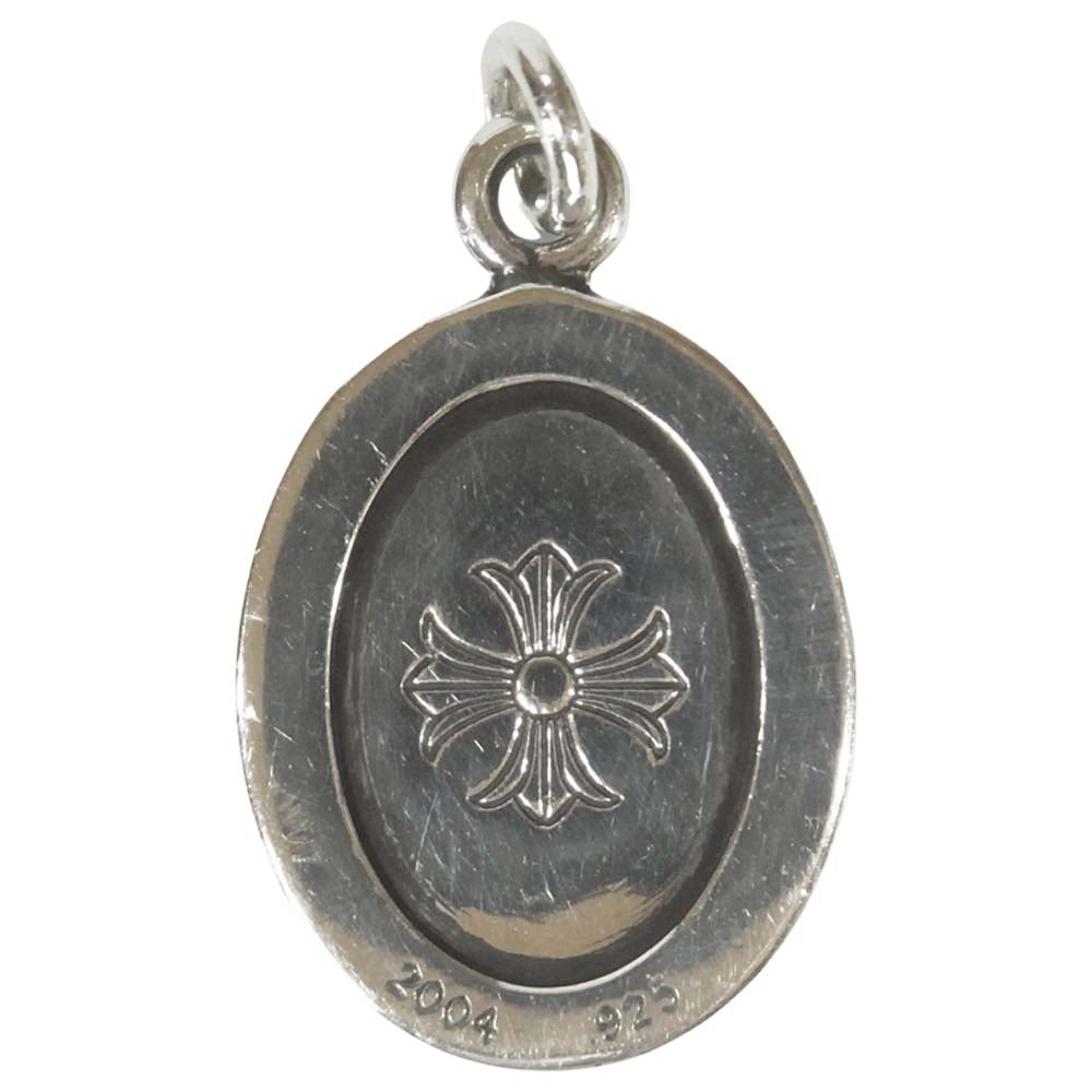 CHROME HEARTS クロムハーツ（原本有） ANGEL MEDAL OVAL V2 エンジェル メダル オーバル ペンダントトップ シルバー系【中古】