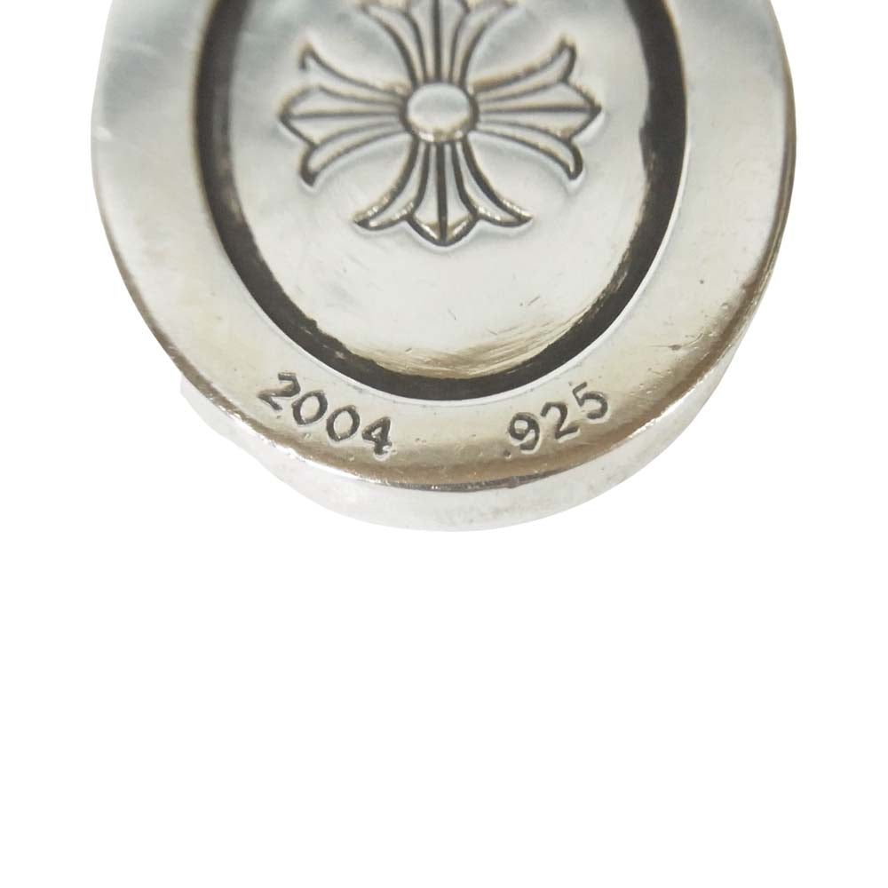 CHROME HEARTS クロムハーツ（原本有） ANGEL MEDAL OVAL V2 エンジェル メダル オーバル ペンダントトップ シルバー系【中古】