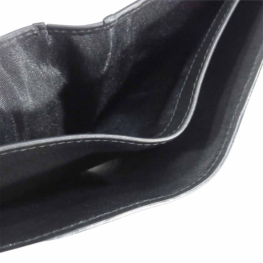 LOEWE ロエベ BILLETERO PUZZLE NEGRO BIFOLD WAL パズル ウォレット 財布 二つ折り ブラック系【中古】