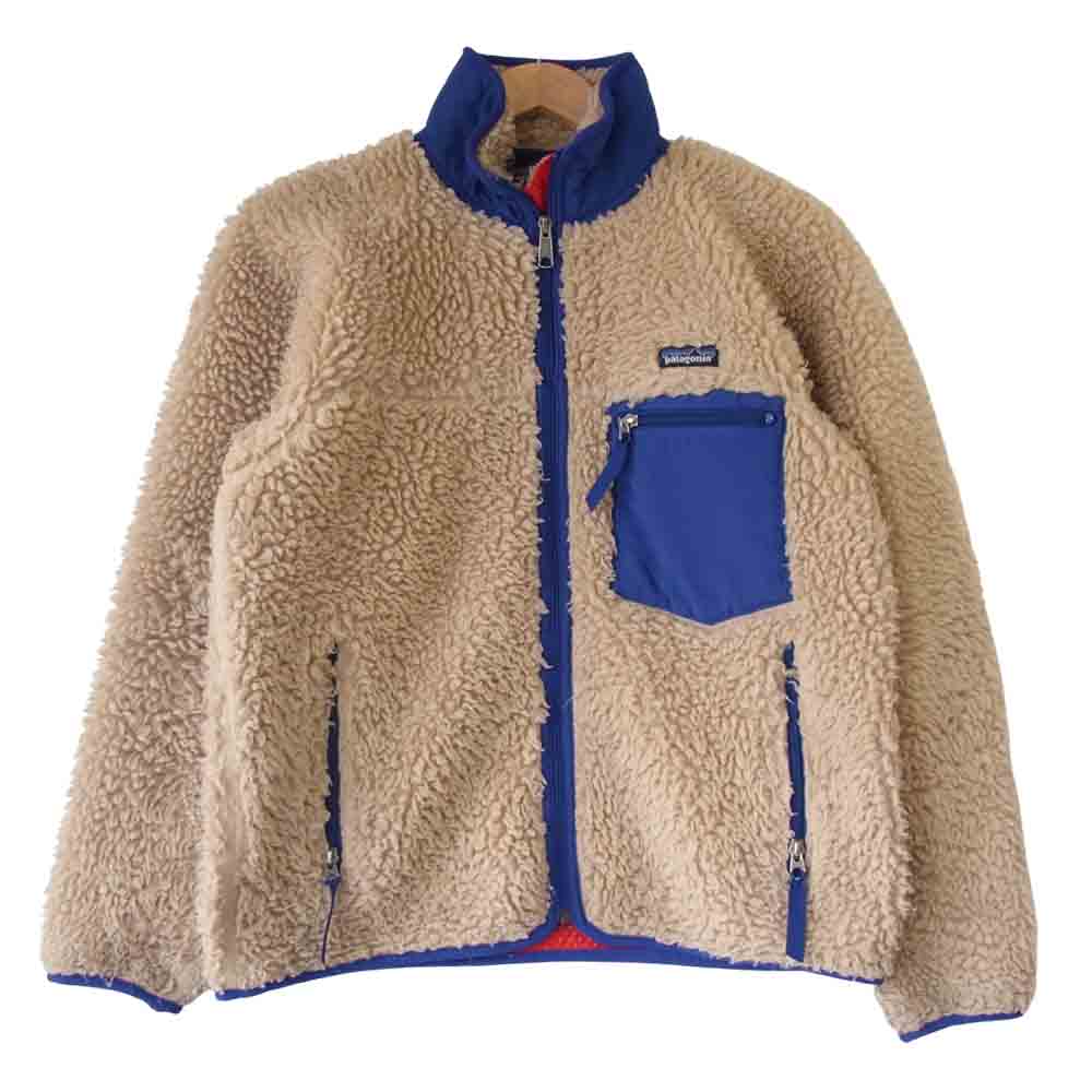 patagonia パタゴニア 01年製 23024 クラシック レトロ カーディガン ベージュ系 XS【中古】