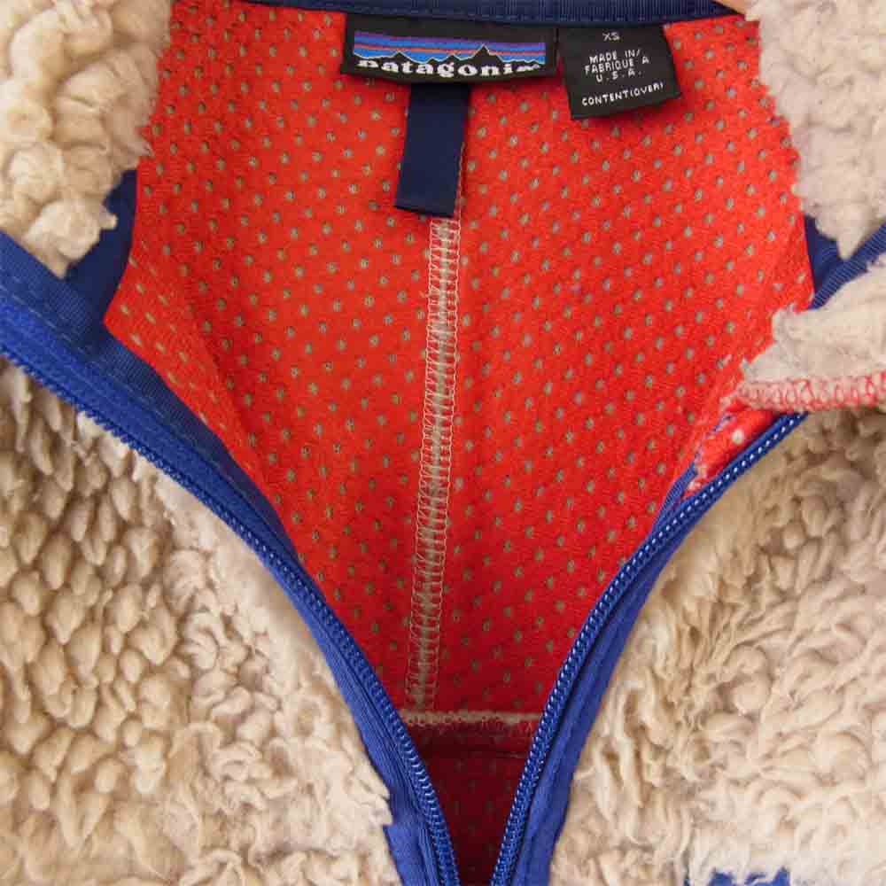 patagonia パタゴニア 01年製 23024 クラシック レトロ カーディガン ベージュ系 XS【中古】