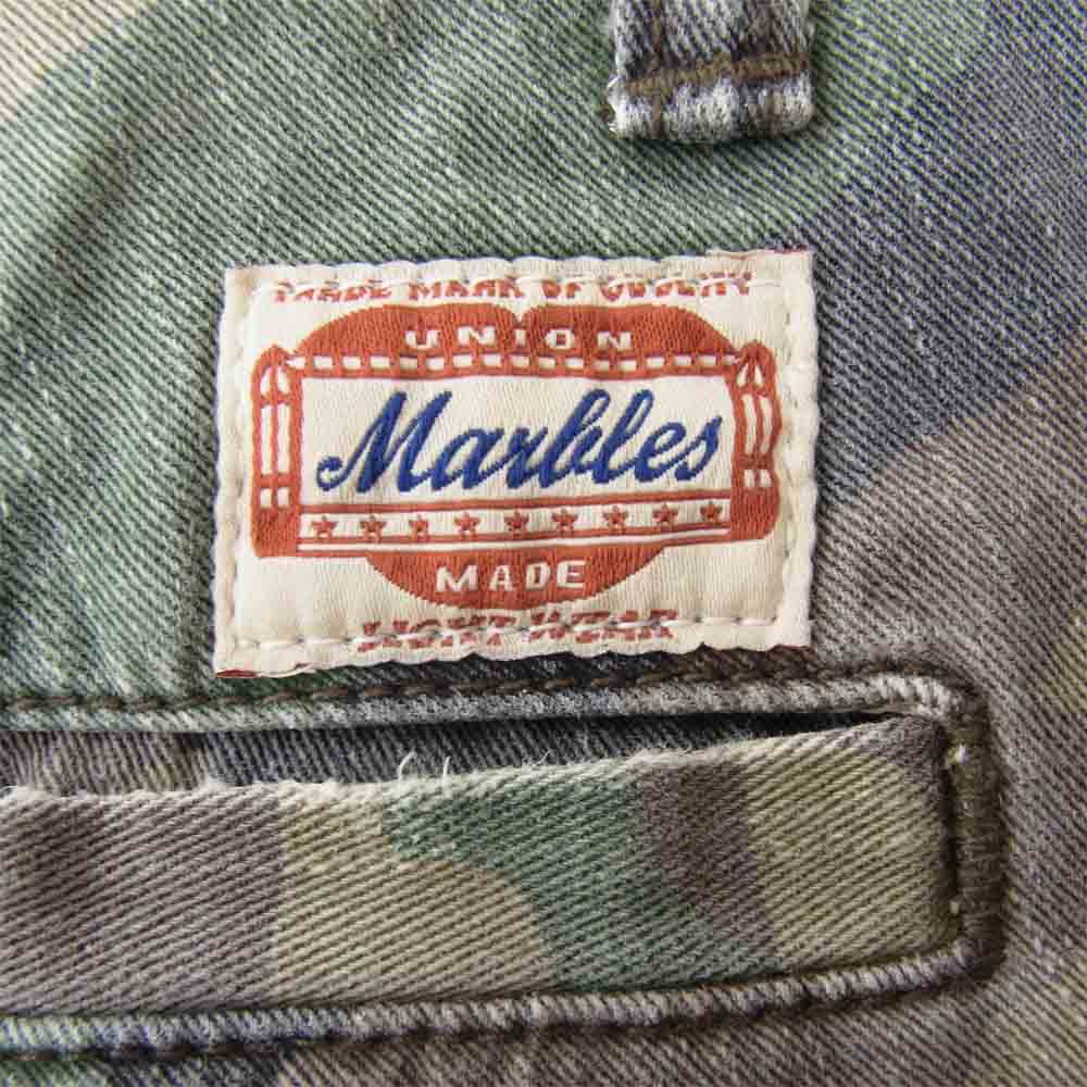 MARBLES マーブルズ MPT-S14SP02 ヴィンテージ加工 カモ 柄 カーゴ ショーツ マルチカラー系 L【新古品】【未使用】【中古】