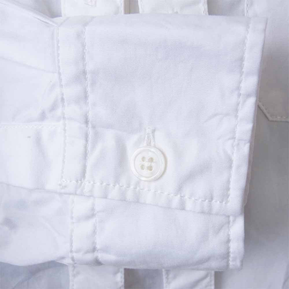Yohji Yamamoto ヨウジヤマモト 18AW HV-B06-001 POUR HOMME プールオム 右前切り替え 環縫い シャツ  ホワイト系 2【中古】