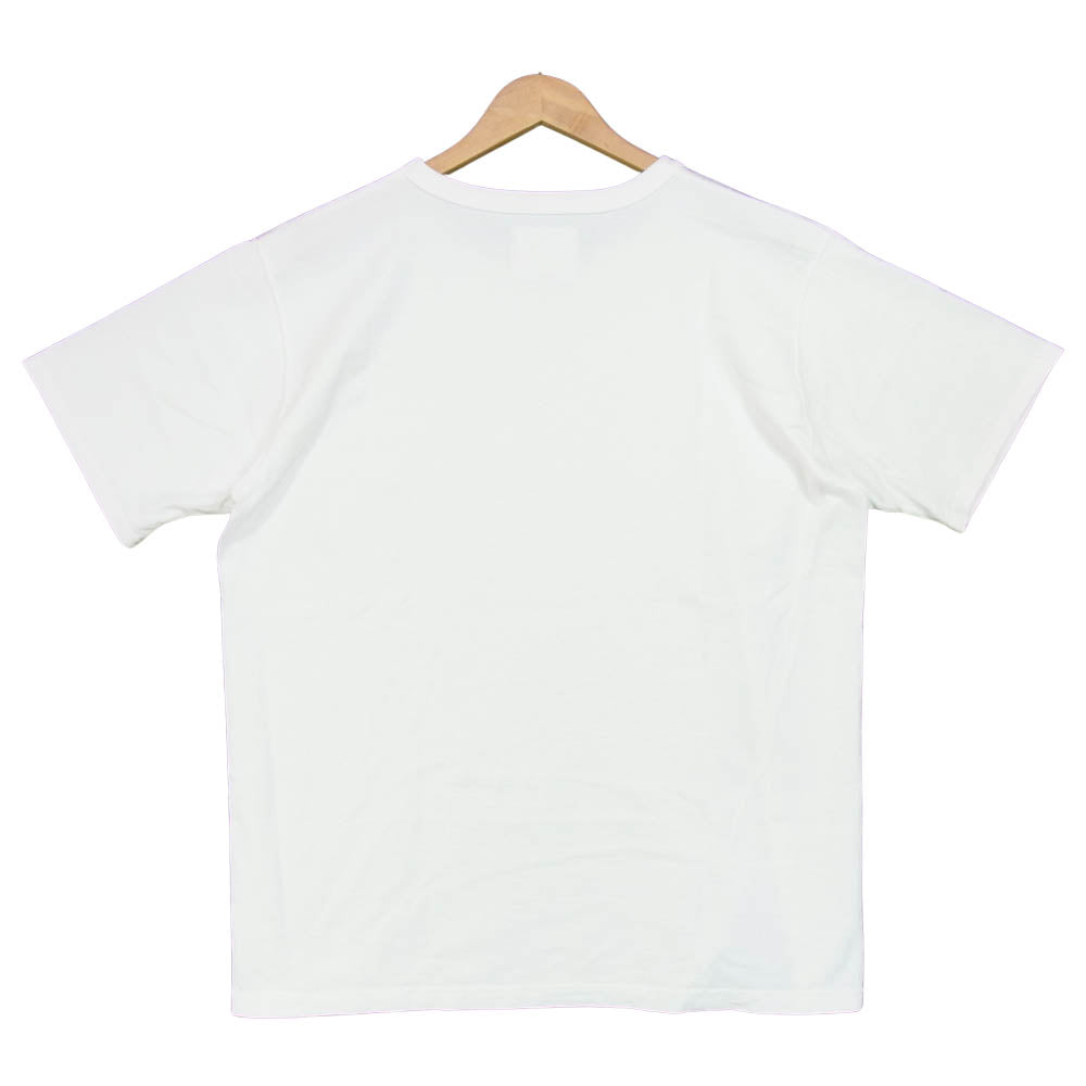 FULLCOUNT フルカウント PRINT TEE プリント Tシャツ 日本製 ロゴ 半袖 コットン ホワイト系 42【中古】