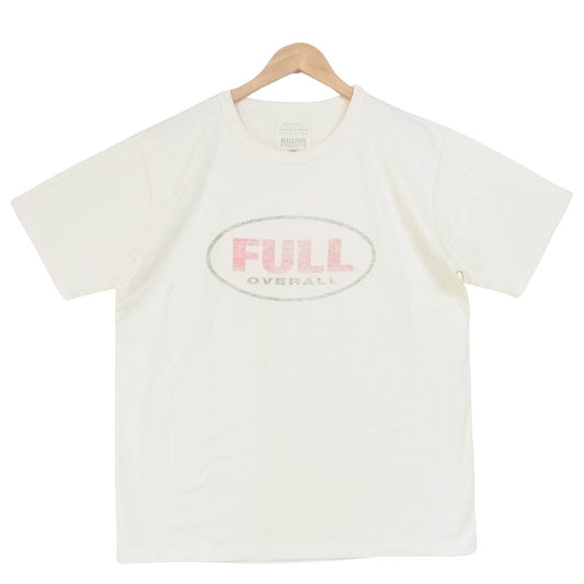 FULLCOUNT フルカウント PRINT TEE プリント Tシャツ 日本製 コットン ライトベージュ系 42【中古】