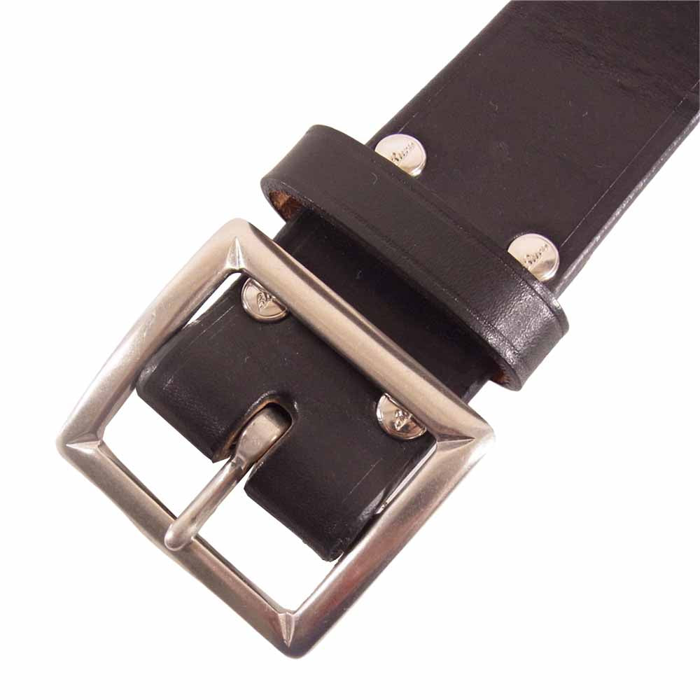 The REAL McCOY'S ザリアルマッコイズ BUCO ブコ MOTORCYCLE GARISON BELT ギャリソン ベルト ブラック系 30【中古】