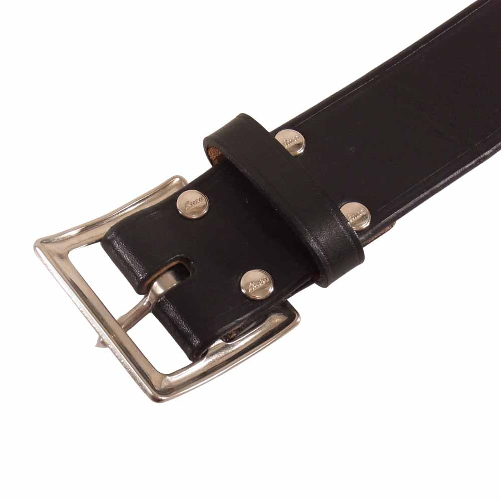 The REAL McCOY'S ザリアルマッコイズ BUCO ブコ MOTORCYCLE GARISON BELT ギャリソン ベルト ブラック系 30【中古】