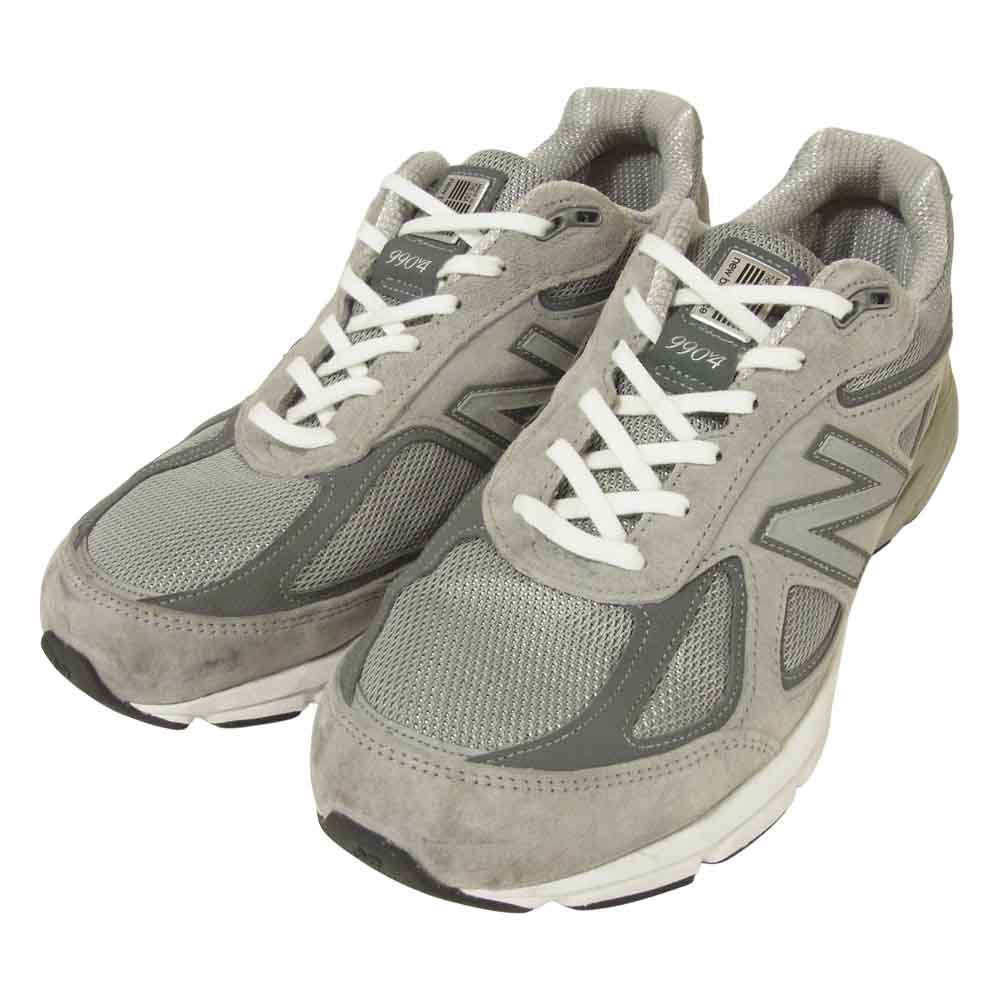 NEW BALANCE ニューバランス M990GL4 4Eワイズ スニーカー アメリカ製 グレー系 29cm【中古】