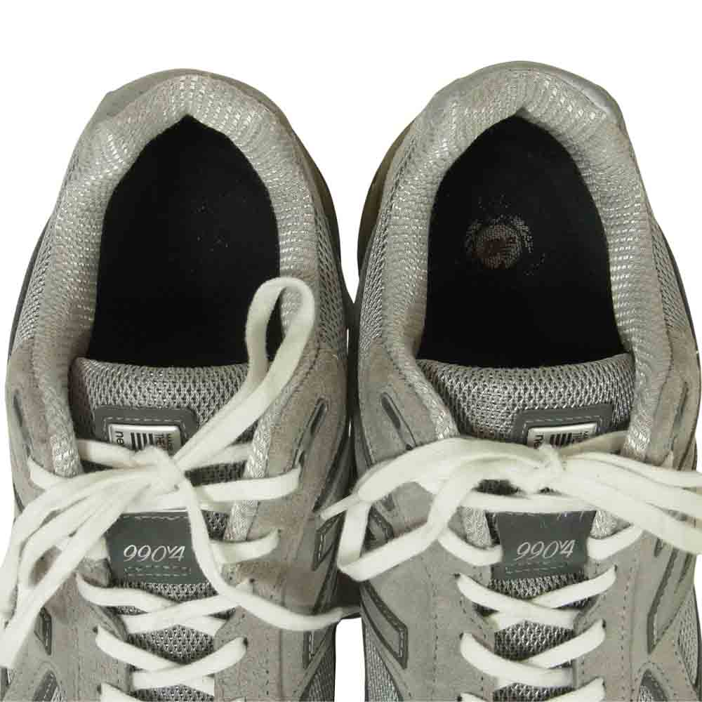 NEW BALANCE ニューバランス M990GL4 4Eワイズ スニーカー アメリカ製 グレー系 29cm【中古】
