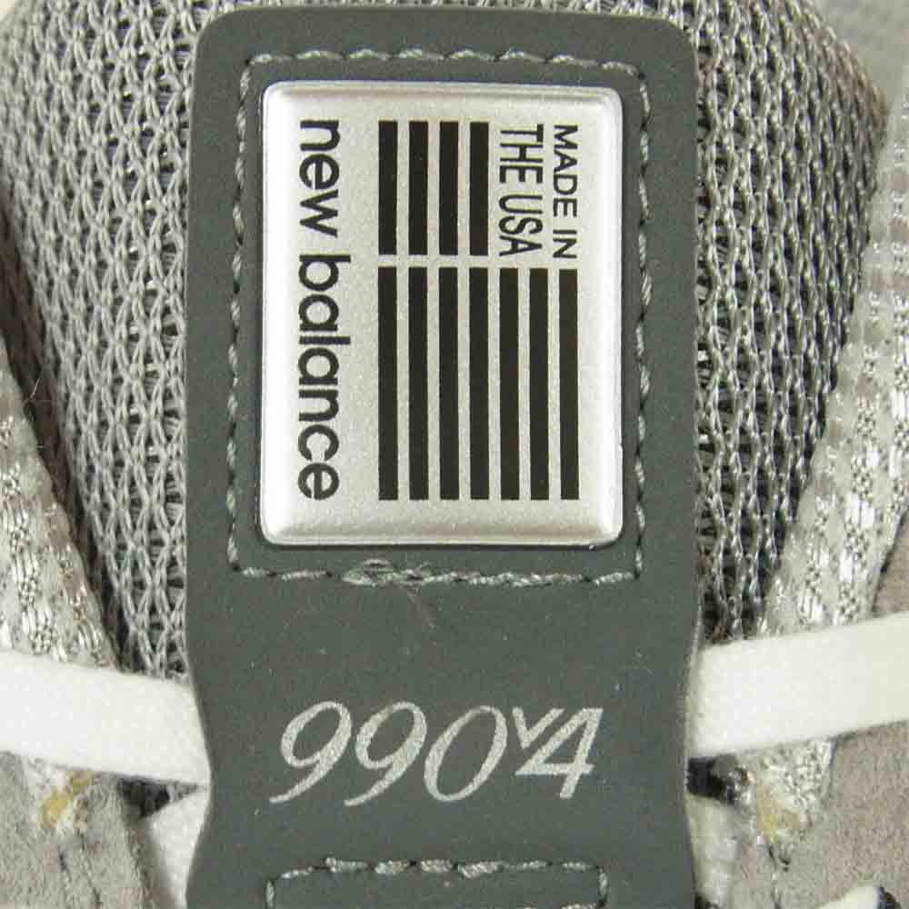NEW BALANCE ニューバランス M990GL4 4Eワイズ スニーカー アメリカ製 グレー系 29cm【中古】