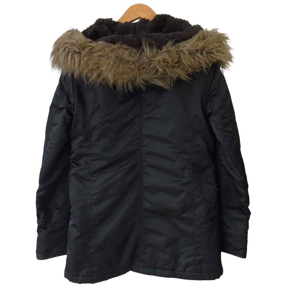 HYSTERIC GLAMOUR ヒステリックグラマー 2AC-8420 プリマロフト レディース N-3B ジャケット ブラック系 F【中古】