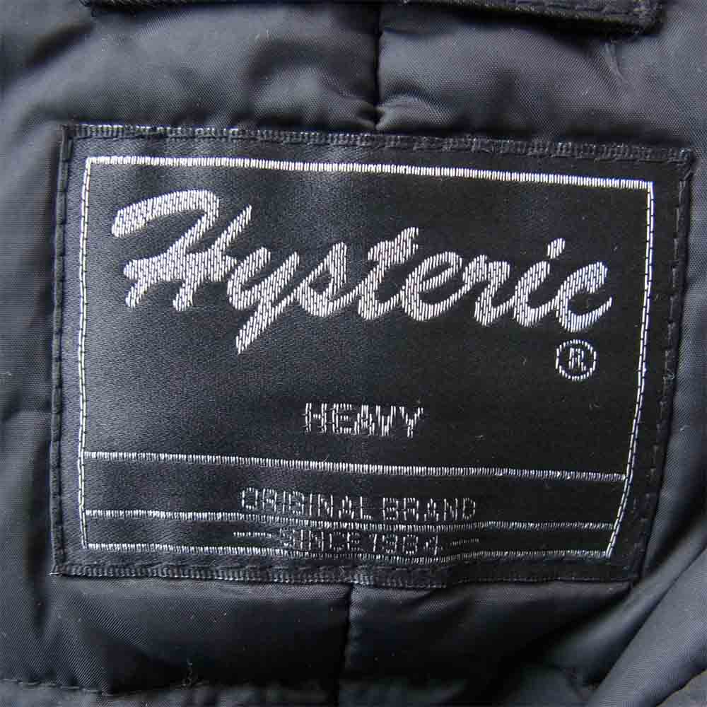 HYSTERIC GLAMOUR ヒステリックグラマー 2AC-8420 プリマロフト レディース N-3B ジャケット ブラック系 F【中古】