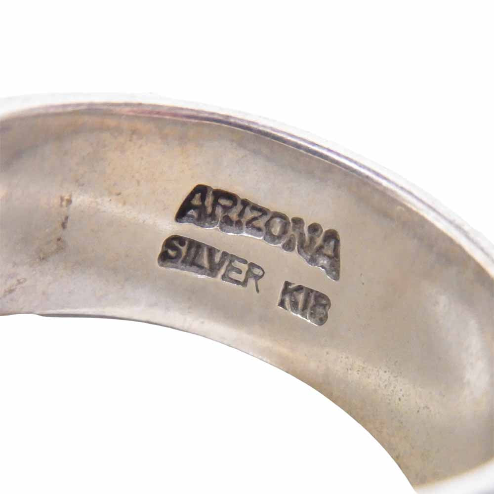 ARIZONA FREEDOM アリゾナフリーダム K18 太陽神 ライン入り リング シルバー系 22～23号程度【中古】