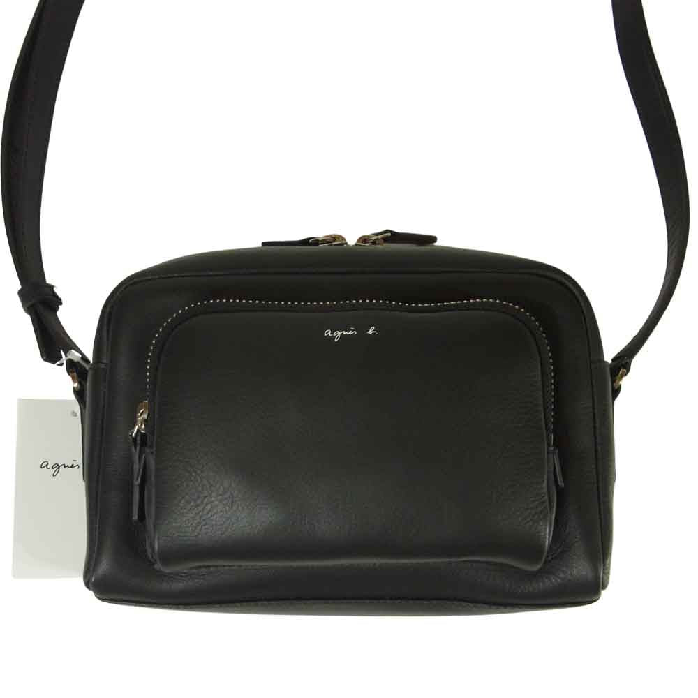 agnes b. アニエスベー NS14-01 N509-VCL1 VOYAGE FEMME angele ショルダーバッグ ブラック系【新古品】【未使用】【中古】