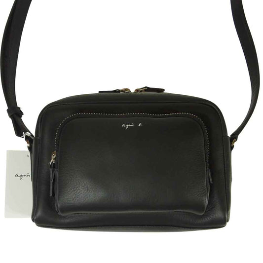 agnes b. アニエスベー NS14-01 N509-VCL1 VOYAGE FEMME angele ショルダーバッグ ブラック系【新古品】【未使用】【中古】