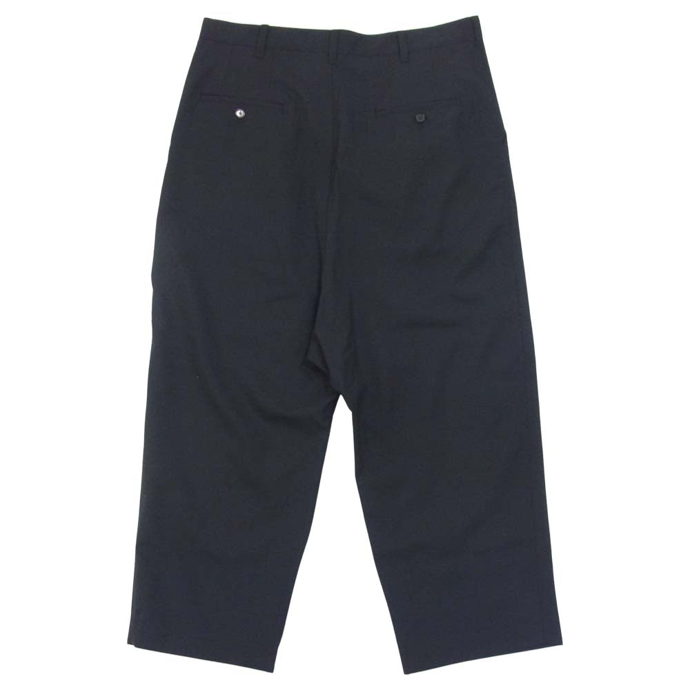 COMME des GARCONS HOMME コムデギャルソンオム 21SS HG-P040 ウールトロワイドスラックス サルエルパンツ ブラック系 L【新古品】【未使用】【中古】